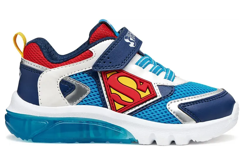 Geox sneaker Lichtblauw/Rood (J65LBB01454-C4320)
