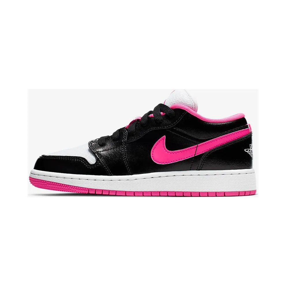 Jordan 1 Low Black White Hyper Pink (GS) Black/White-Hyper Pink (554723-061)