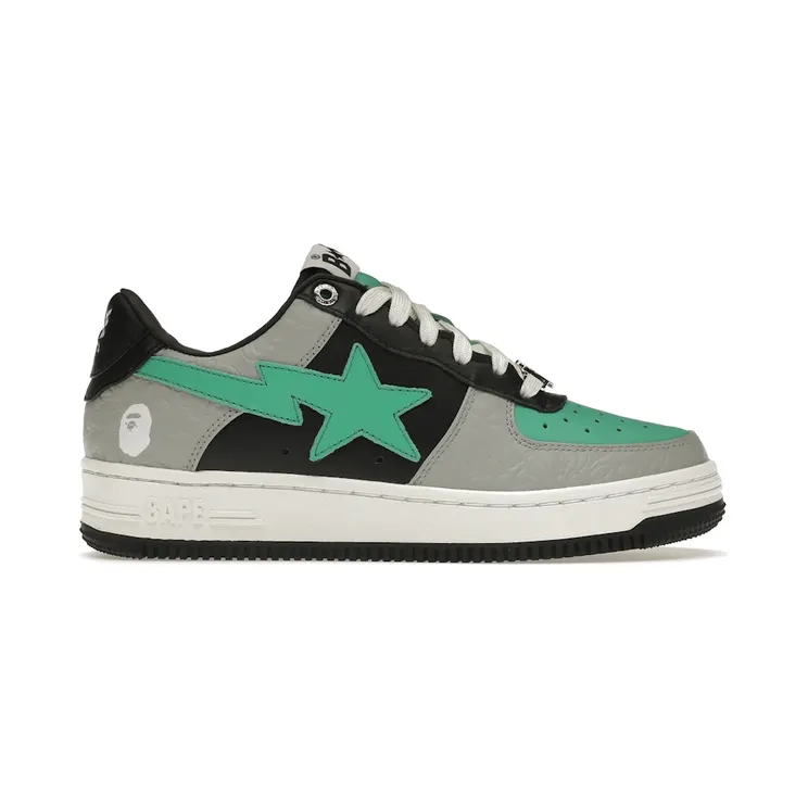 A Bathing Ape Bape Sta Low Grey Green (001FWH701002_GRN_A)