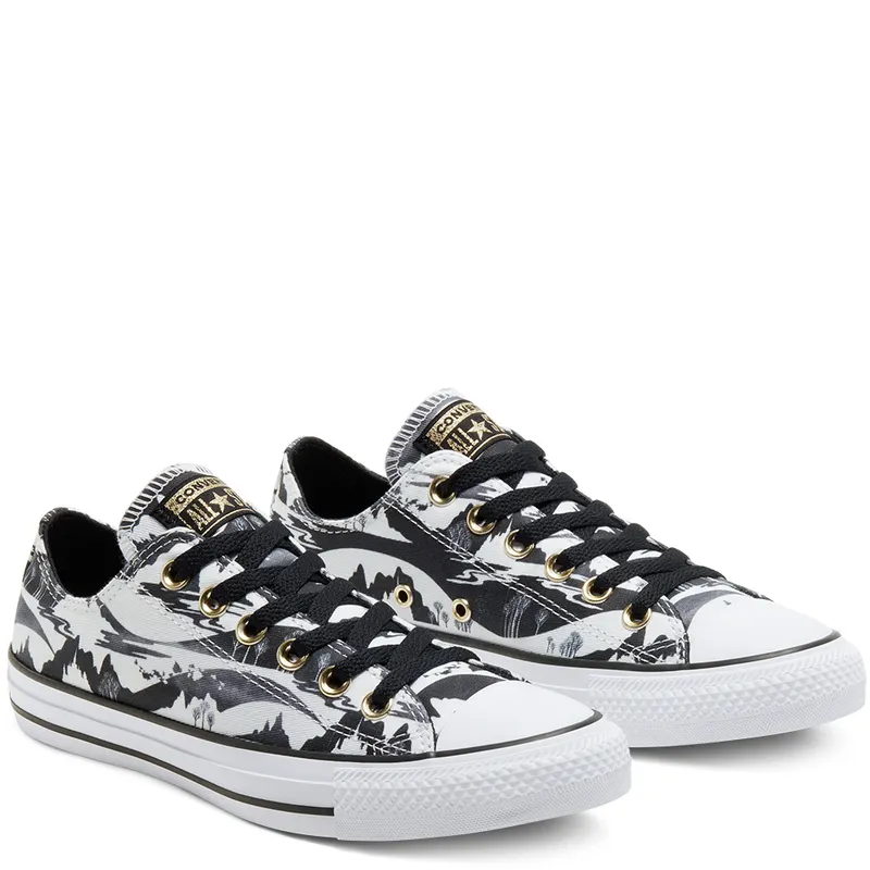 Converse Chuck Taylor All-Star Low Frozen 2 White Black White/Black-White (167360C)