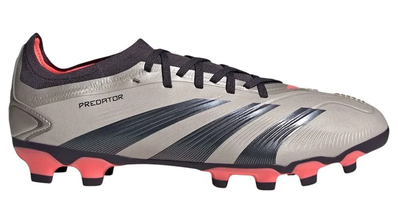 adidas Predator Pro MG Platinum Metallic Aurora Black Turbo (IF6370)