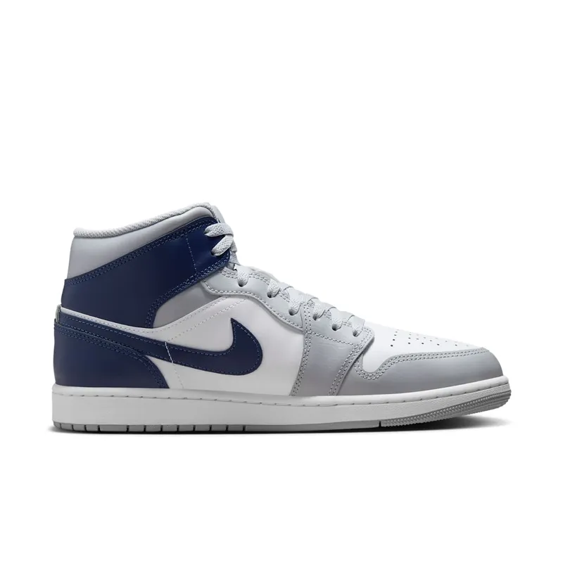 Air Jordan 1 Mid “Wolf Grey Midnight Navy” (DQ8426-104)