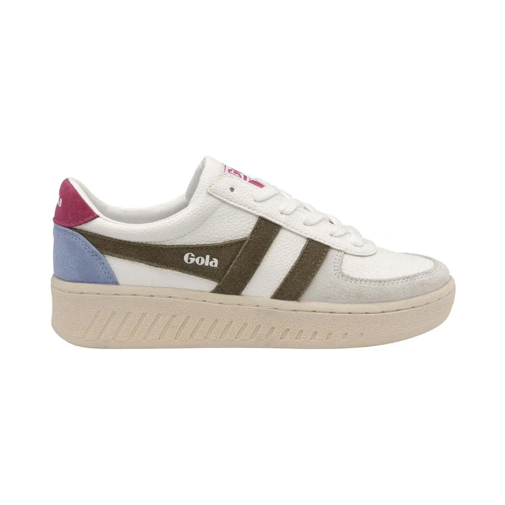 Gola sneaker White/Khaki/fluro/Pink (CLA415IN)