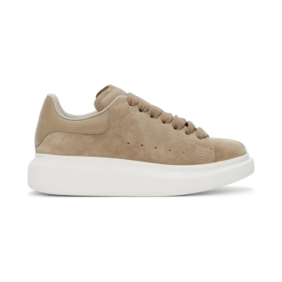 Alexander McQueen Pink Suede Oversized Sneakers (650792WIA51)