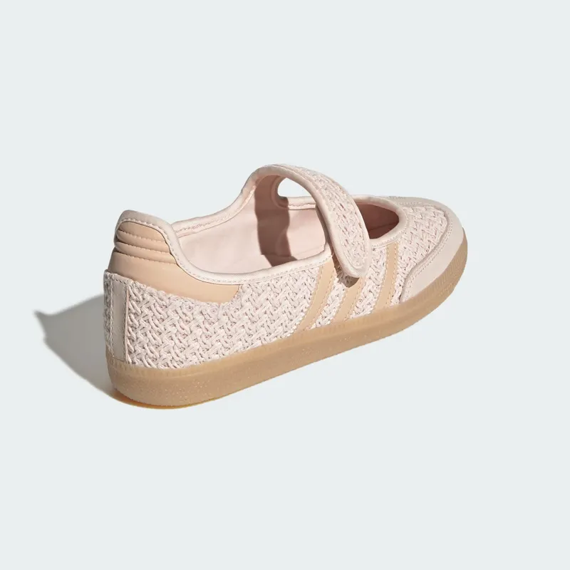 Adidas SAMBA JANE Shoes Wonder Quartz / Halo Blush / Gold Metallic (LA7836)