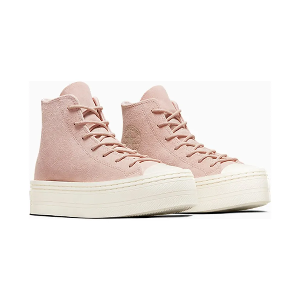 Converse Chuck Taylor All Star Modern Lift Platform Mono Suede Pink Sage/pink Sage/egret