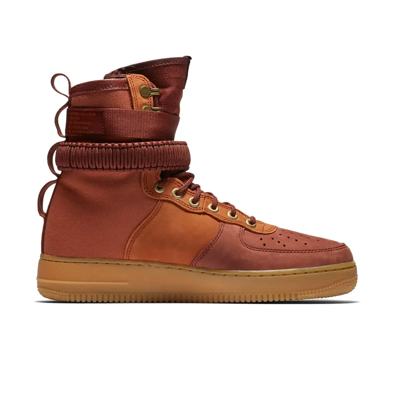 Nike SF Air Force 1 Premium Dark Russet Dark Russet/Phantom/Gum Light Brown (AQ0118-200)