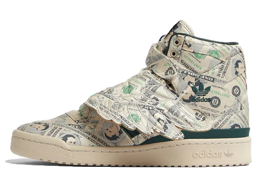adidas Jeremy Scott Forum Wings 1.0 Money GREEN / Green Night / Bliss (Q46154)