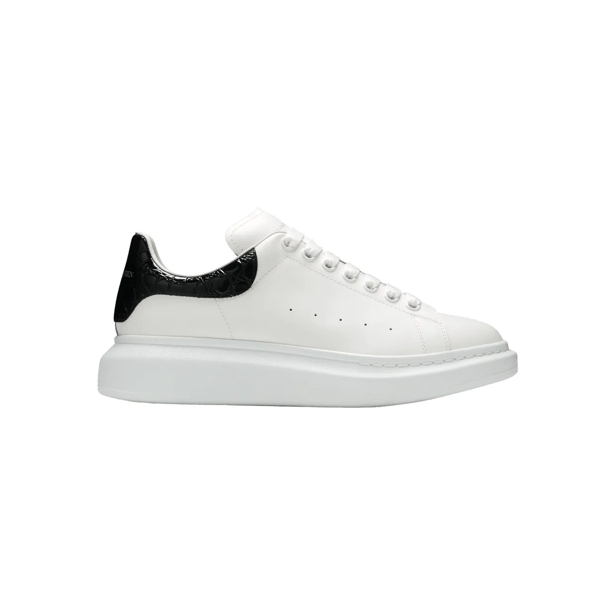 Alexander McQueen Oversized Black Crocodile