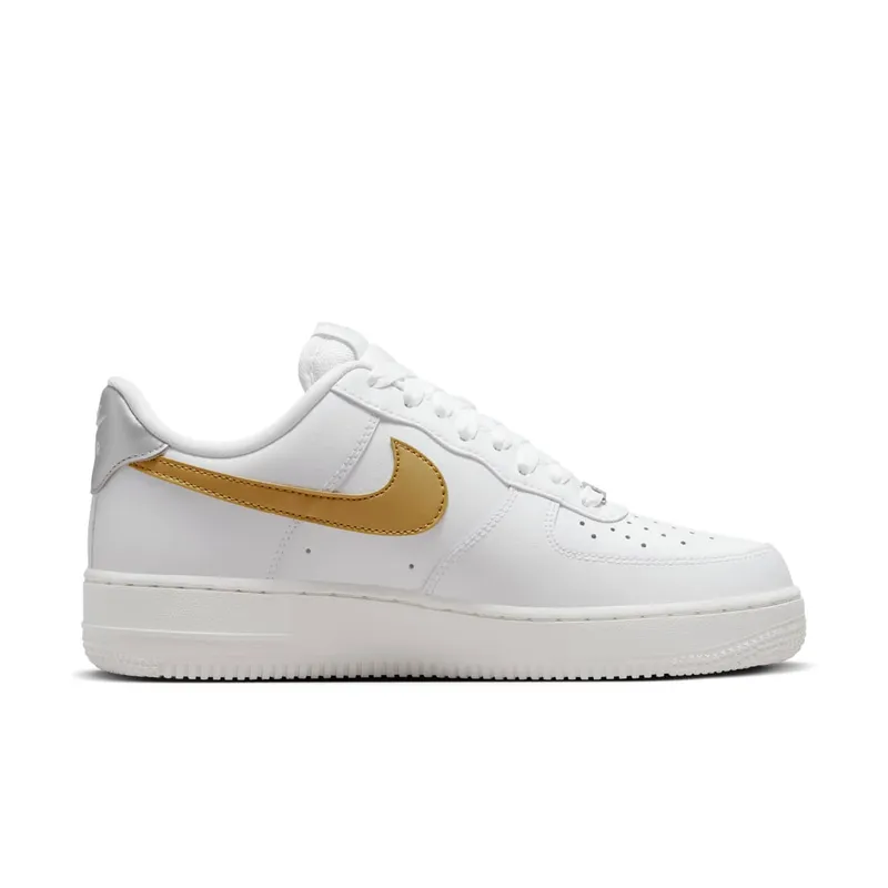 Nike AIR FORCE 1 MNS “White / Gold / Silver” (DD8959-106)
