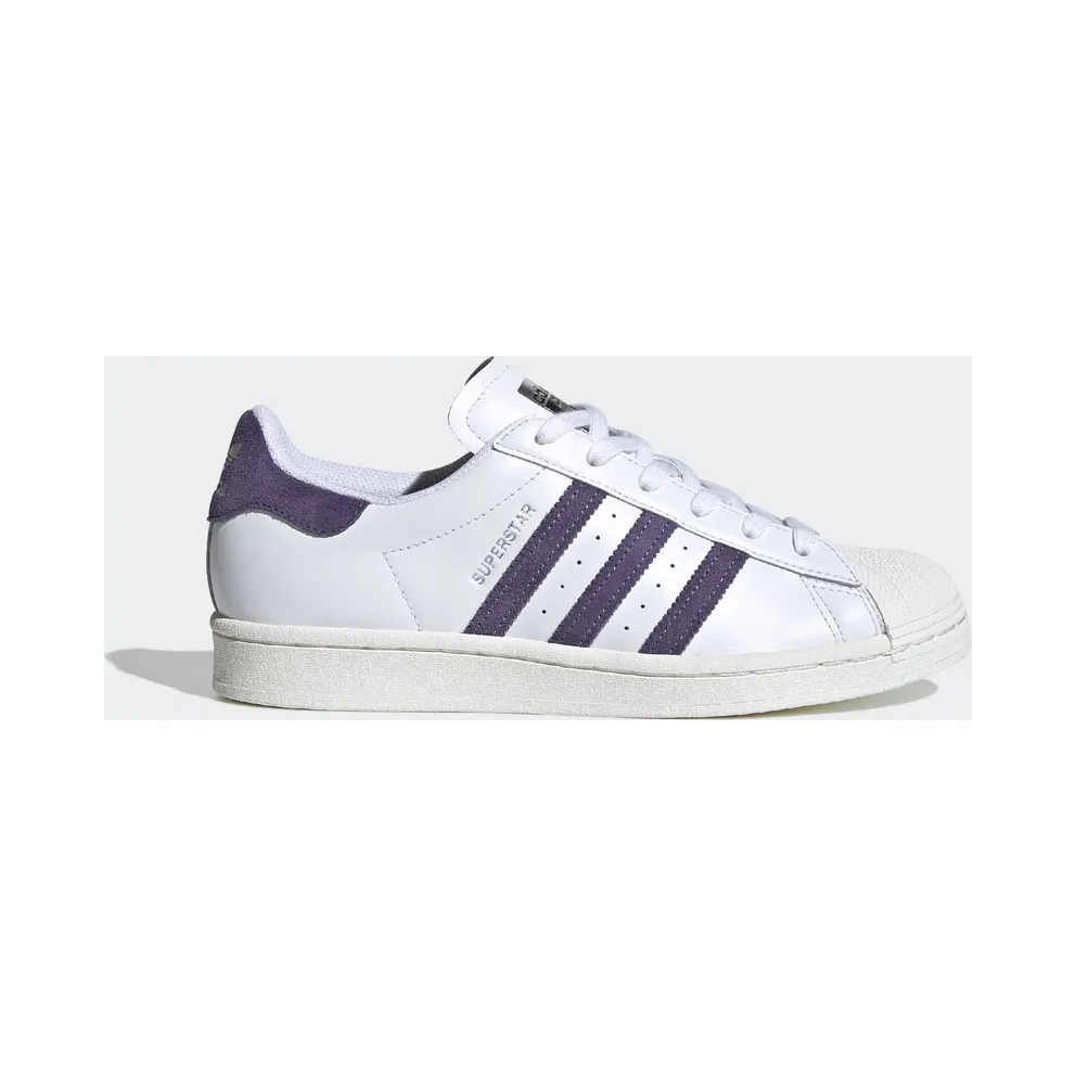adidas Superstar Schuh Cloud White / Tech Purple / Off White (FV3373)