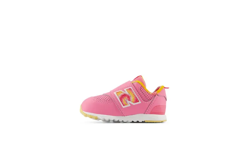 New Balance 574 Hook and Loop Signal Pink Clementine Tie-Dye (NW574KP)