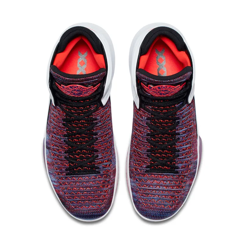 Jordan XXXII Finale White/Black-Court Purple-University Blue (AA1253-105)