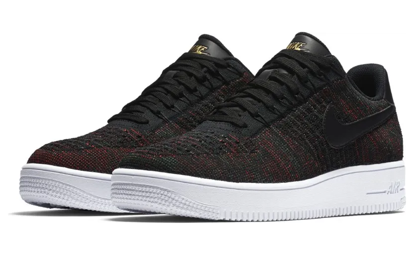 Nike Air Force 1 Ultra Flyknit Low Black Metallic Gold