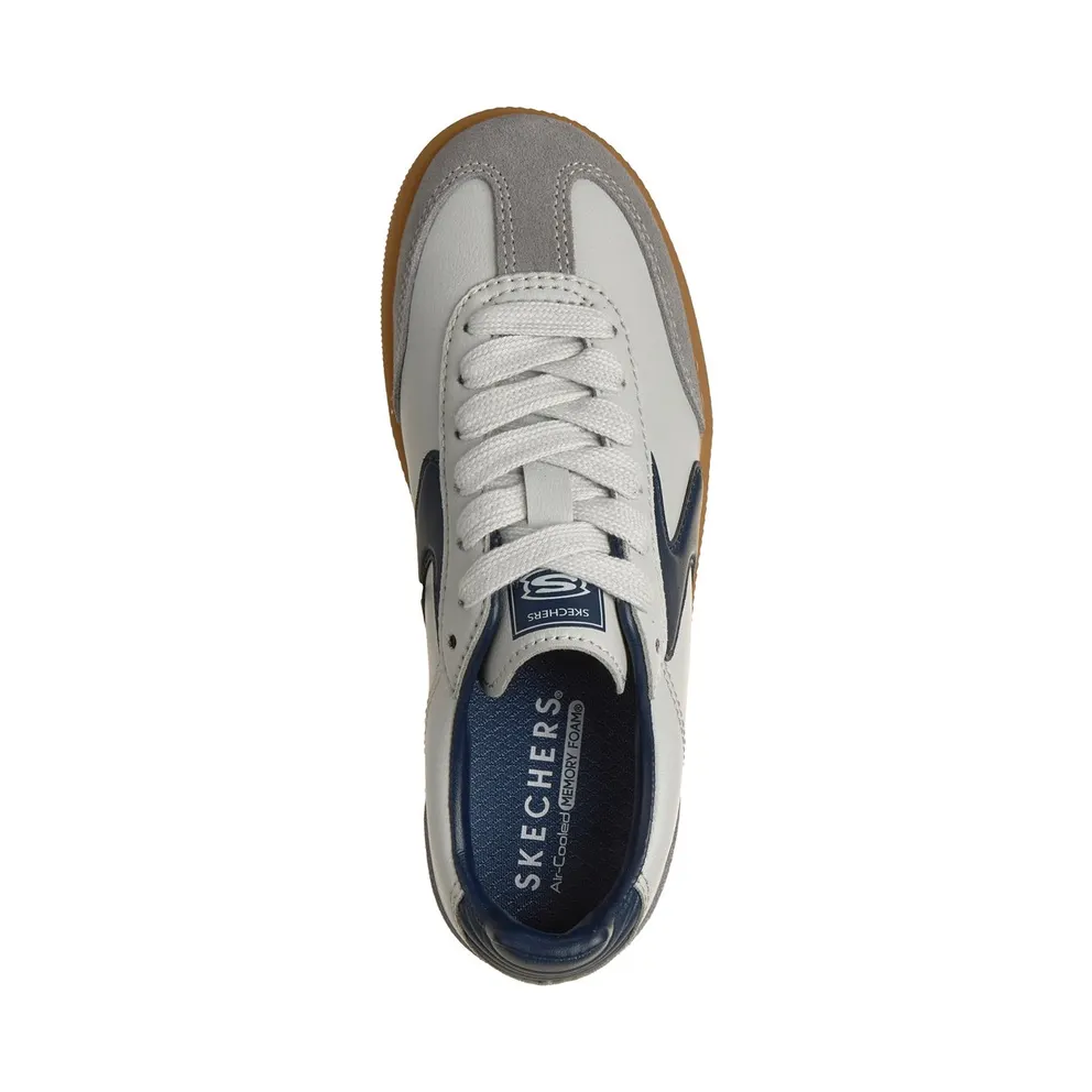Skechers Hotshot “Junior Varsity Sneaker Grey / Marine” (418005LGYNV)