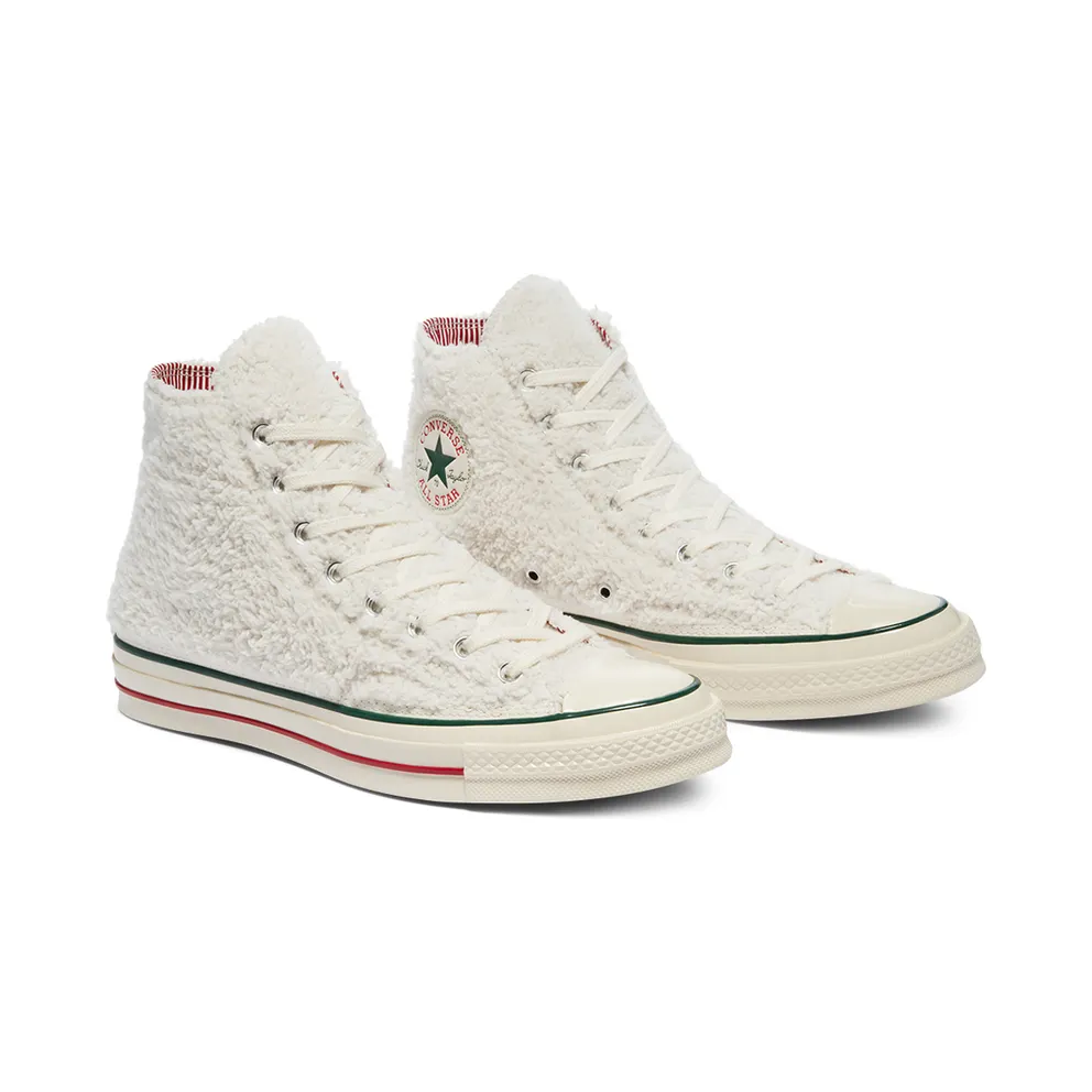 Converse Chuck 70 High ‘Winter Holidays’ Egret/Gym Red/Midnight Clover (170048C)