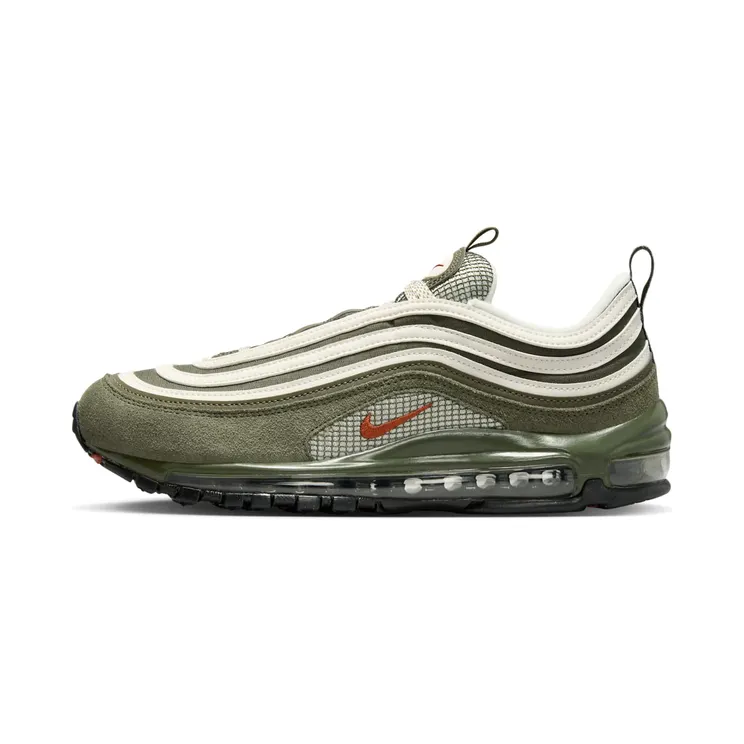 Nike Air Max 97 SE “Phantom / Cargo Khaki / Black / Rugged Orange” (FB9619-001)
