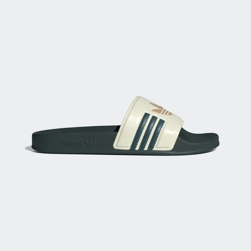 Adidas adilette Slides Cream White / Mineral Green / Warm Sandstone (JH7764)
