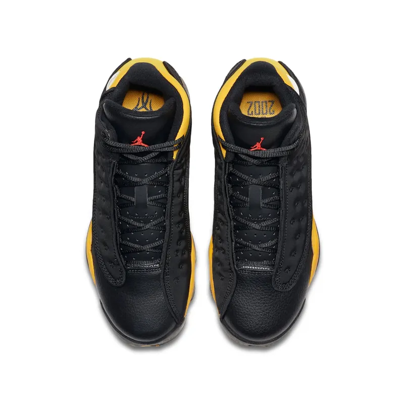 Jordan 13 Retro Carmelo Anthony Class Of 2002 (GS) Black/University Red-University Gold (884129-035)