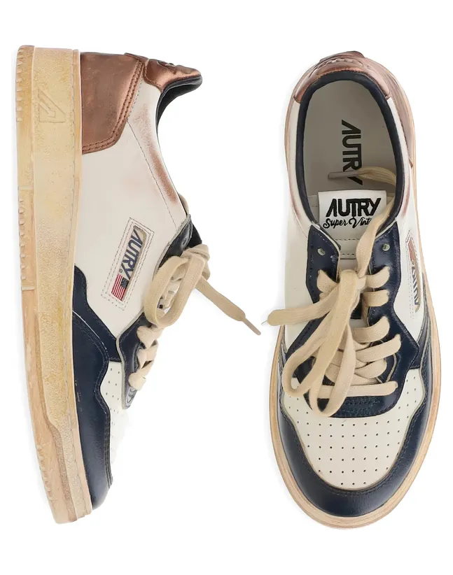 Autry Medalist Low Super Vintage “White/Blue” (AVLM SV58) (3)