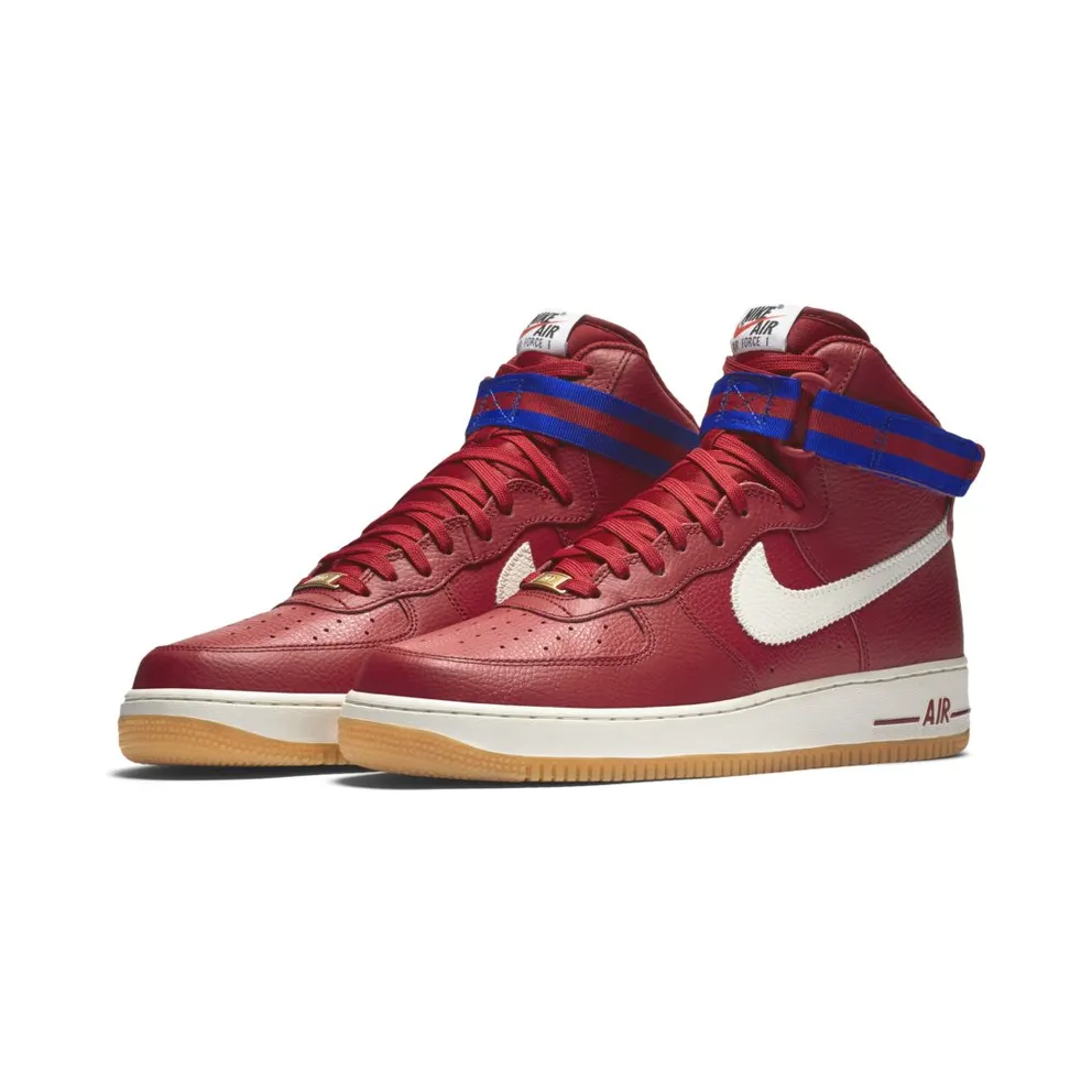 Nike Air Force 1 High ’07 Gym Red Deep Royal Blue Gum (315121-605)