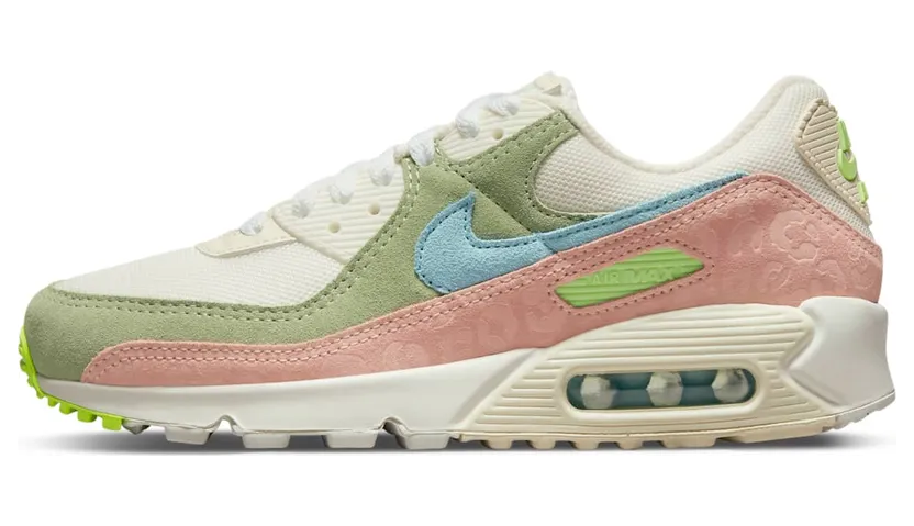 Nike Air Max 90 Pastel Leopard “Sail / Honeydew / Arctic Orange / Copa” (DX3380-100)