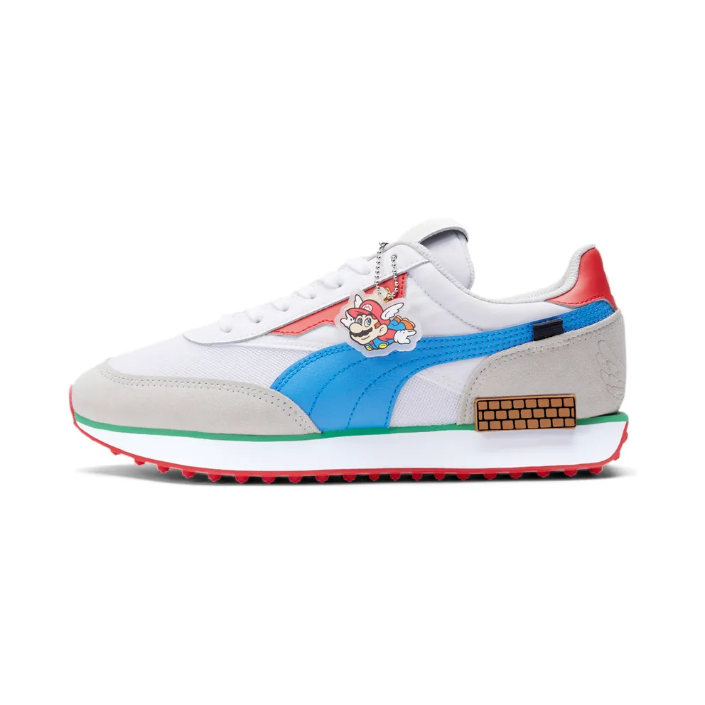 Puma Future Rider Super Mario 64 Puma White/Energy Turquoise (380196-01)