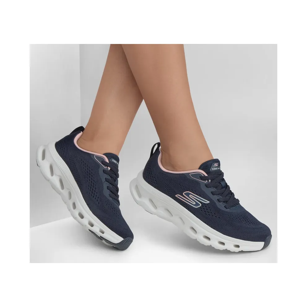 Skechers GO WALK Glide-Step 2.0 – Krisshirt Sneaker Marine/Pink