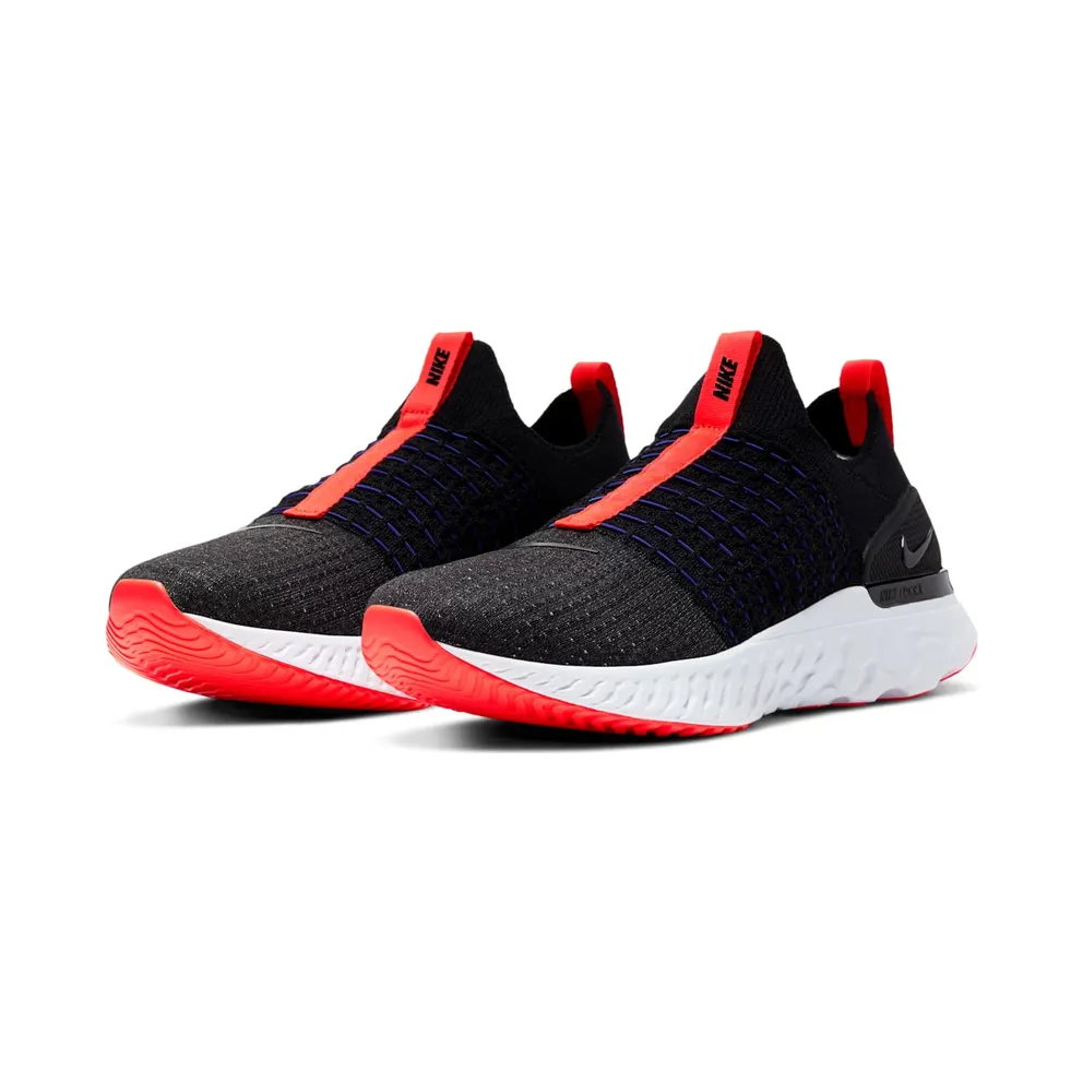Nike React Phantom Run Flyknit 2 Black Bright Crimson (DD8352-001)