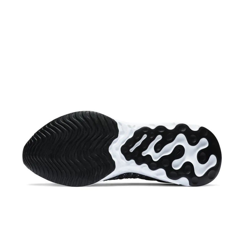 Nike React Phantom Run Flyknit 2 Black White Blend Black/White (CJ0277-003)