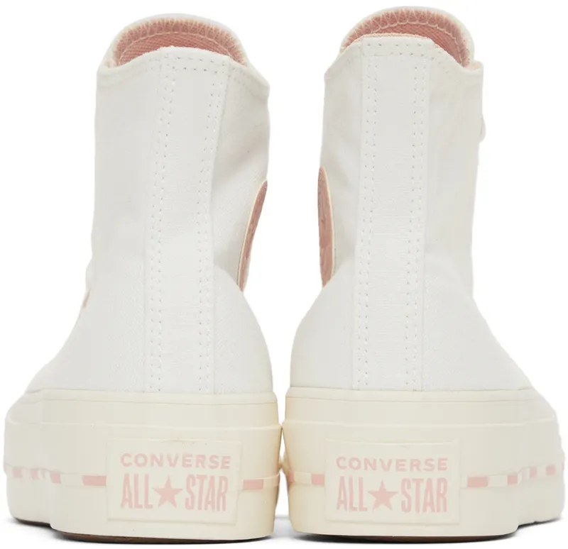 Converse Chuck Taylor All Star ’70 Lift Hi White / Egret / Pink Clay (572709C)