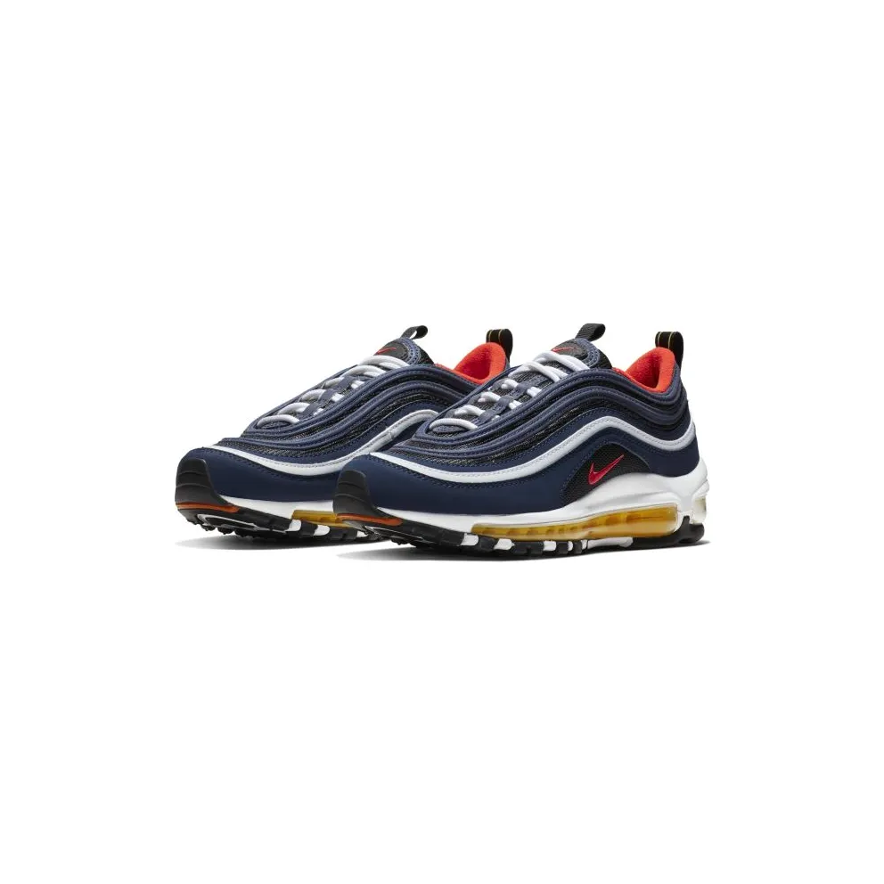 Nike Air Max 97 Midnight Navy Habanero Red (GS) Midnight Navy/Black-White-Habanero Red (921522-402)