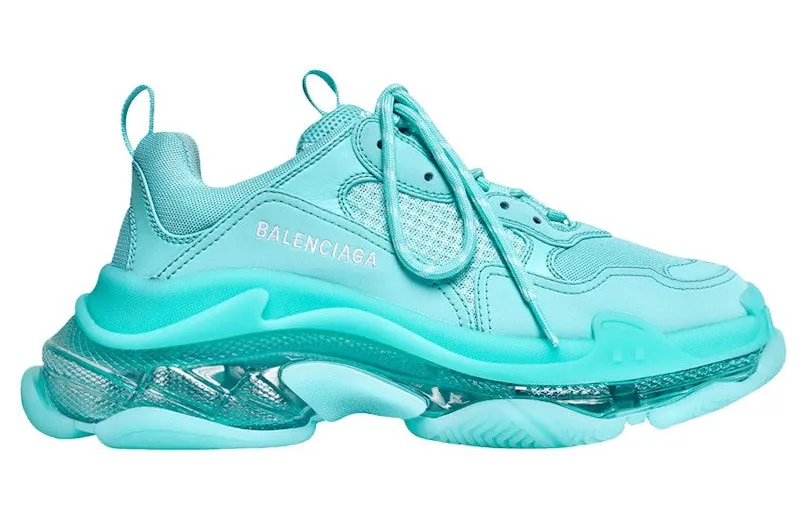 Balenciaga Triple S Clear Sole Blue (544351W2GA14590)