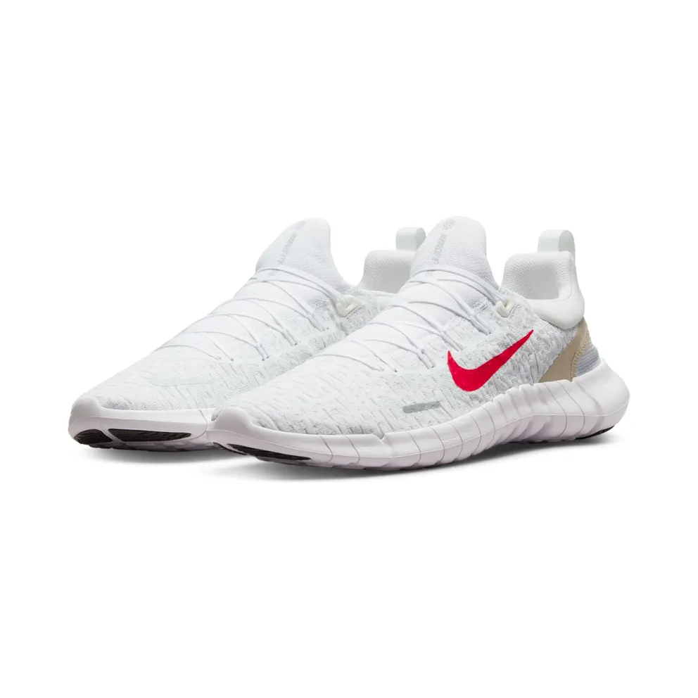 Nike Free Run 5.0 Next Nature White Siren Red Sanddrift (CZ1884-101)