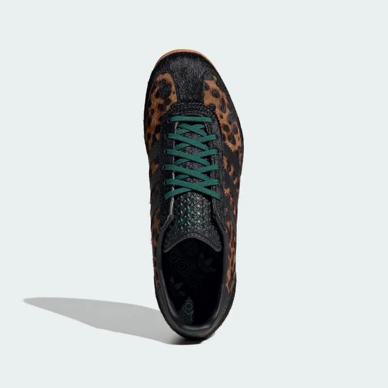 Adidas SL 72 OG Core Black / Off White / Collegiate Green “Leopard” (JI0187)