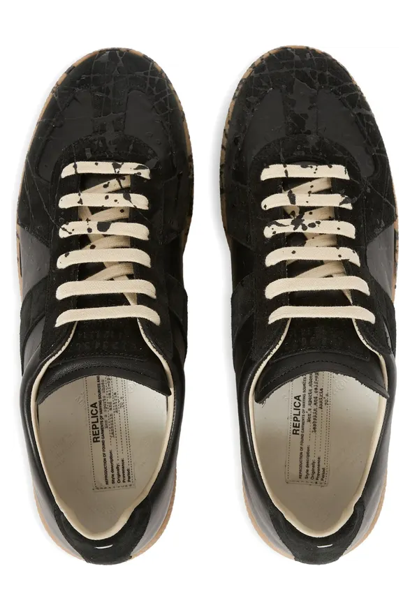 Maison Margiela Replica Paint-splatter “Black” (P7799 S57WS0517 H6851) (3)