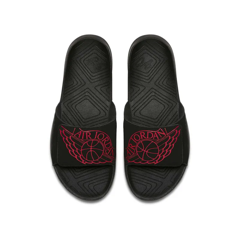 Jordan Hydro 7 Black Red Black/University Red (AA2517-062)