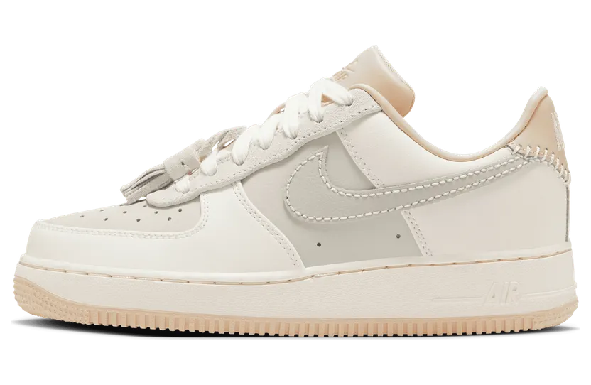 Nike Air Force 1 Low ’07 Light Bone Suede Tassels (HV1813-001)