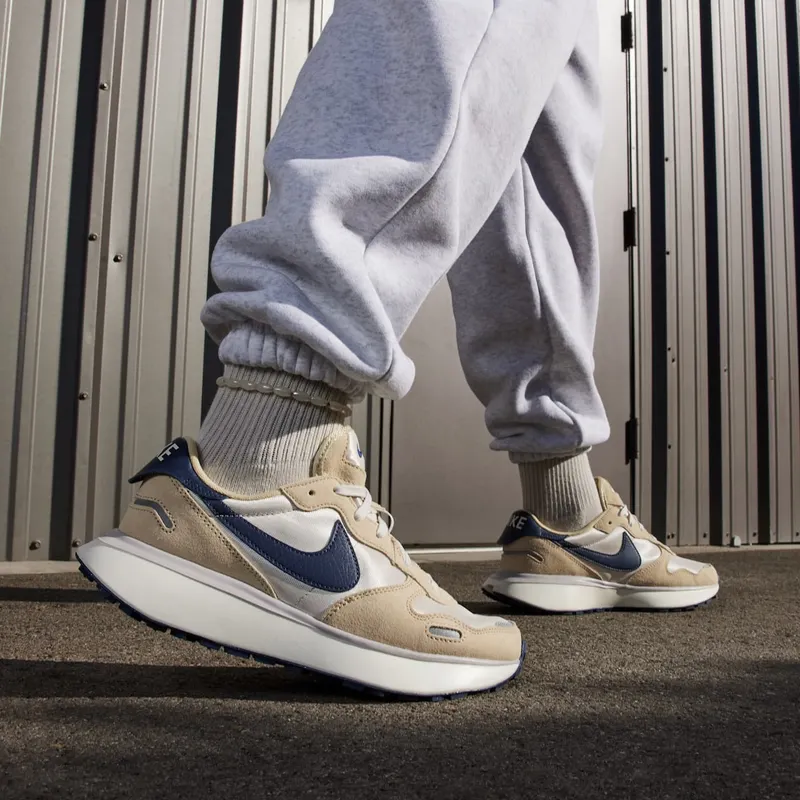 Nike Phoenix Waffle Light Orewood Brown Midnight Navy (FD2196-101)
