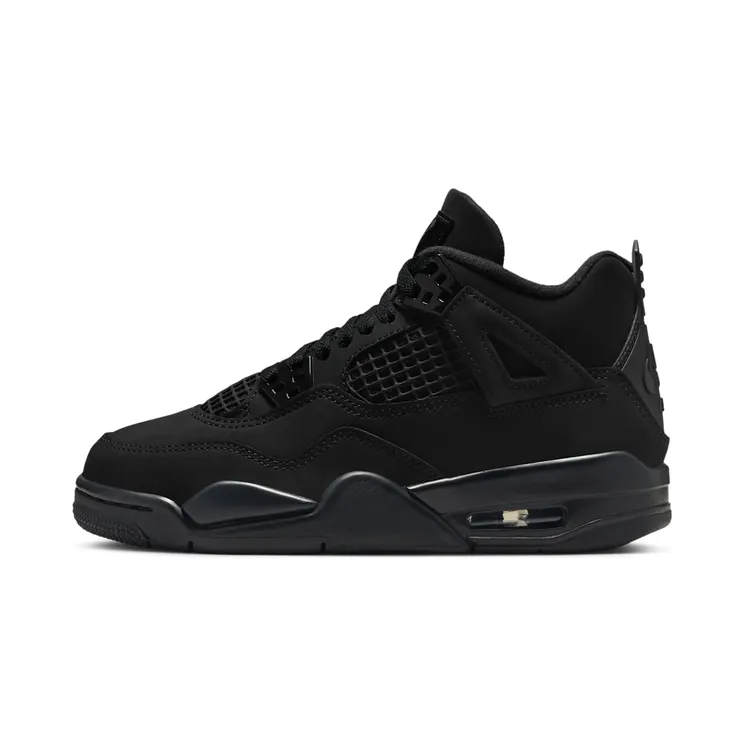 Air Jordan 4 Retro GS Black Cat (2025) “Black / Light Graphite” (IB4171-010)
