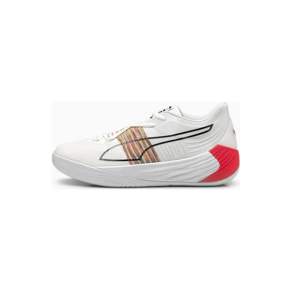 Puma Fusion Nitro Spectra Basketball Shoes White (195684-01)