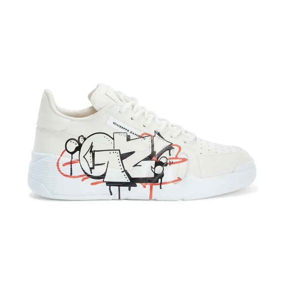 Giuseppe Zanotti Talon with print – White (RW30025002)