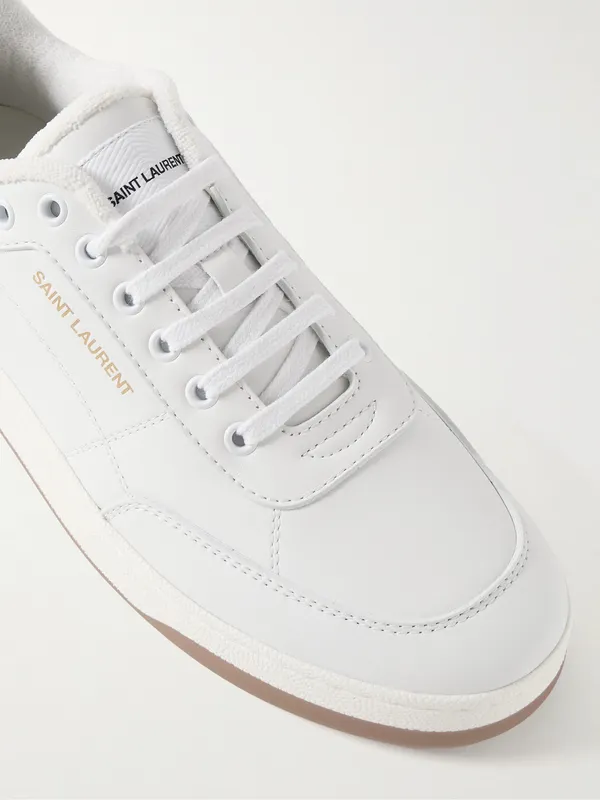 Saint Laurent SL/61 Leather Sneakers White (81947600NI0) (5)