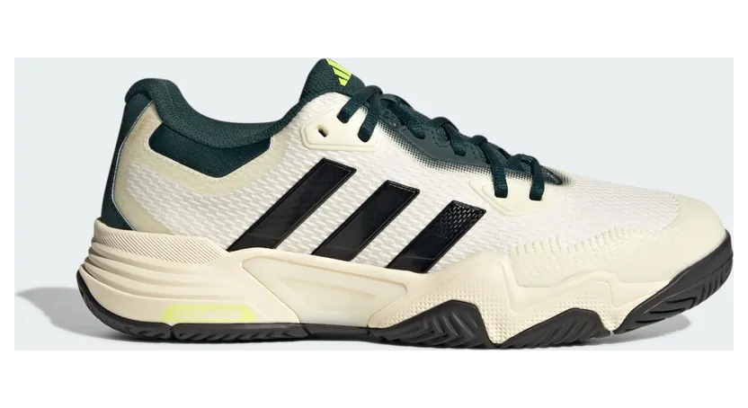 Adidas Solematch Control 2 Tennisschoenen Off White / Silver Metallic / Aurora Ivy (JH5141)