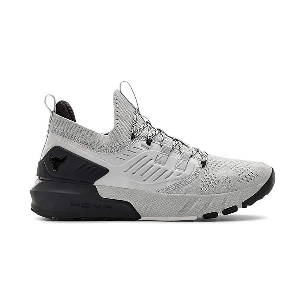 Under Armour Project Rock 3 Grey Black Halo Gray/Blackout Purple-Black (3023004-100)