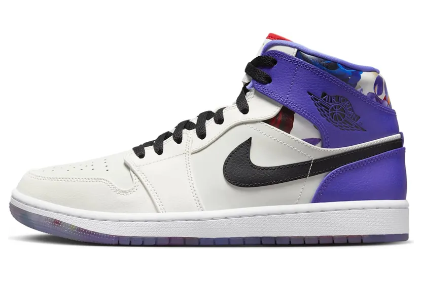 Jordan 1 Mid SE Valentine’s Day Flowers (FD4330-101)