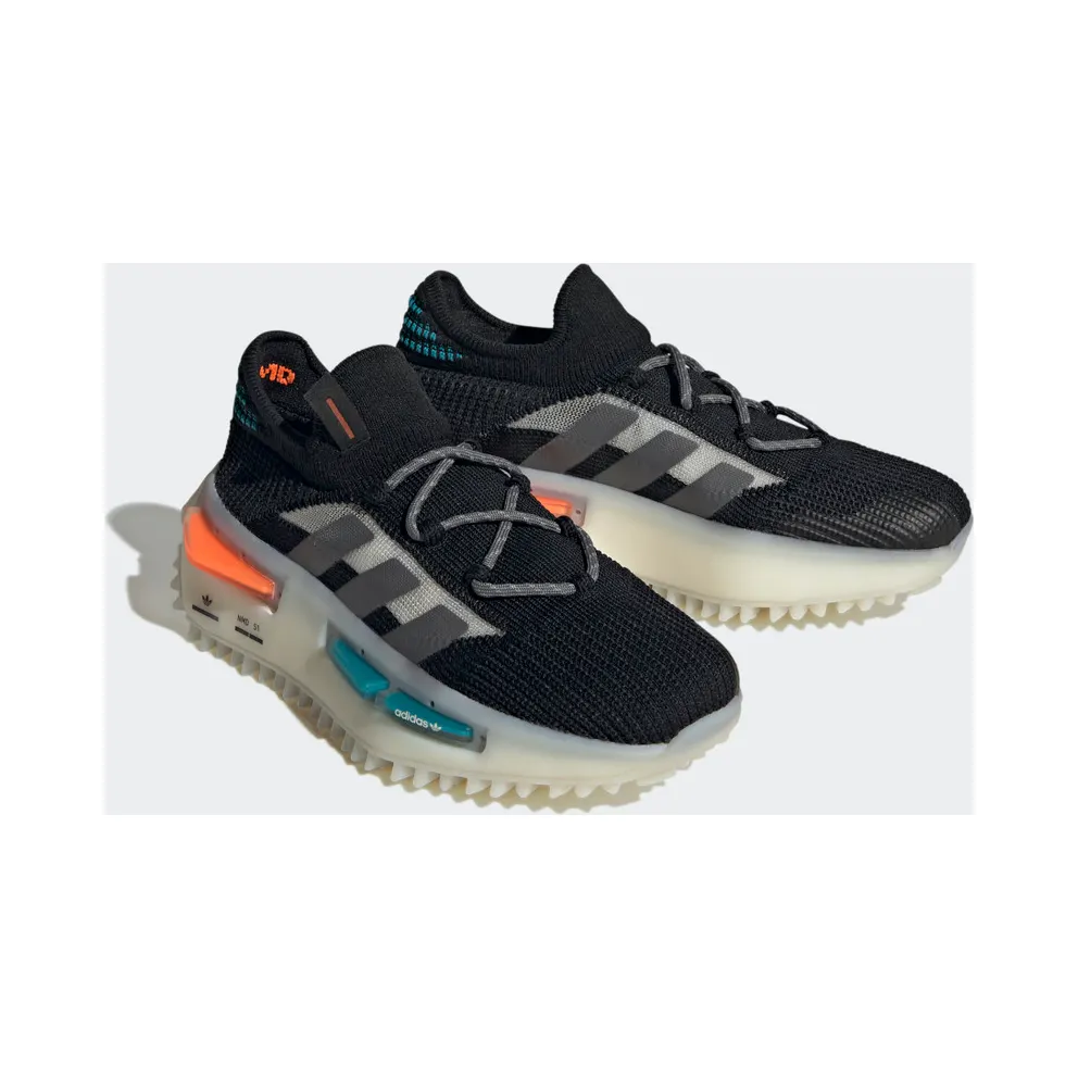 adidas NMD_S1 Core Black / Grey Five / Off White (GW2186)