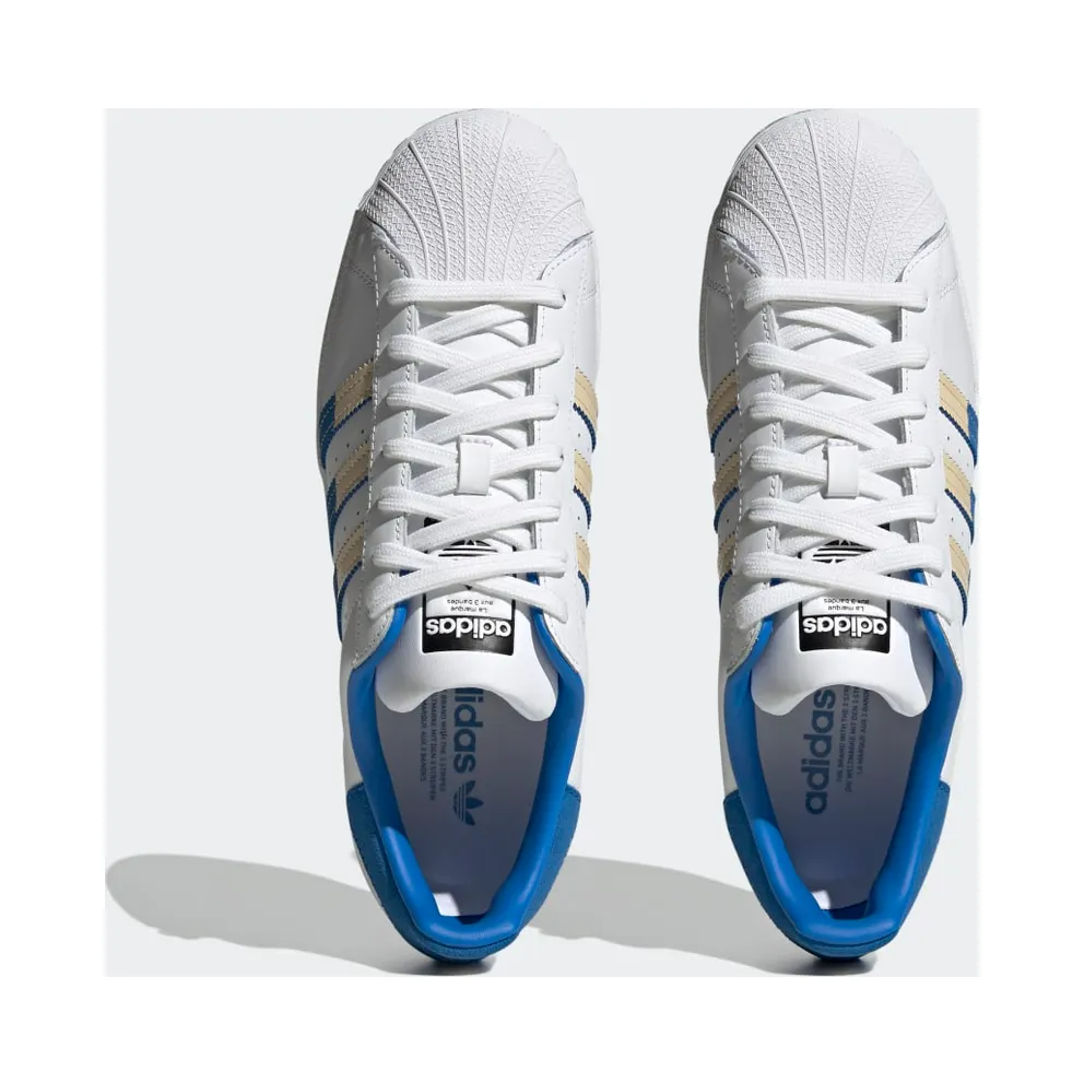 Adidas Superstar Cloud White / Sand Strata / Bright Royal (HQ2167)