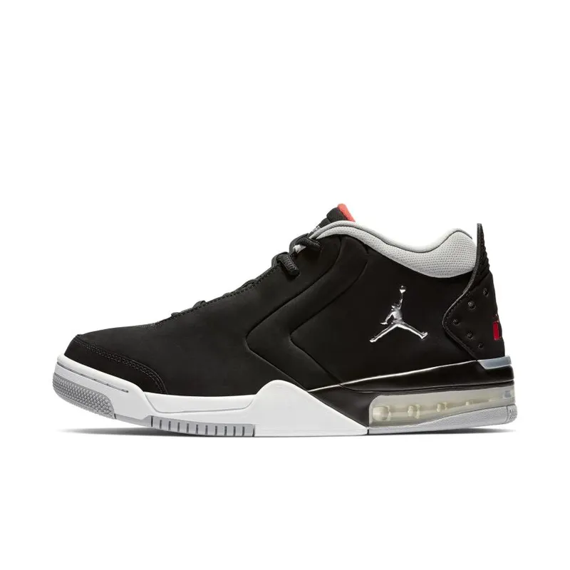 Jordan Big Fund Black Metallic Silver White University Red Black/Metallic Silver/White (BV6273-001)