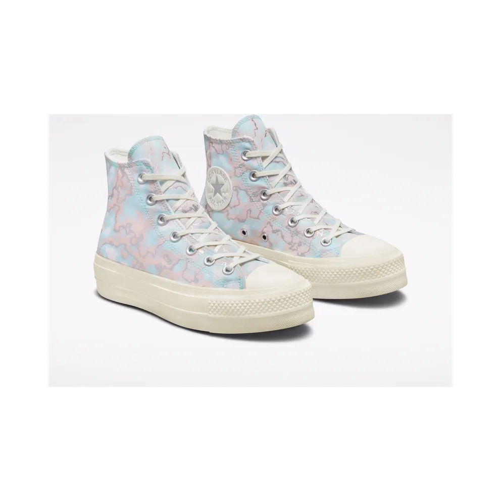 Converse Chuck Taylor All Star Lift Platform Marble Light Dew/egret/Silver
